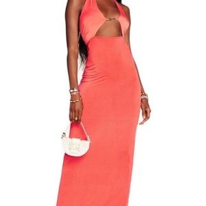 Sold Out I Am Gia Peach Leska Dress